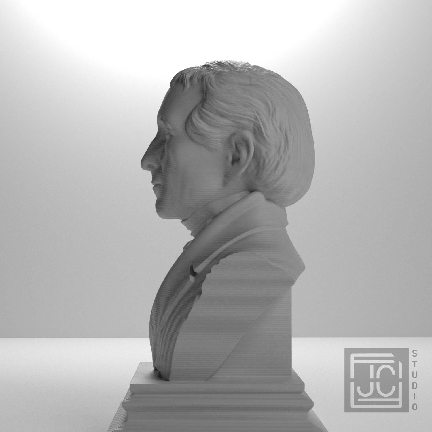 John Tyler 3D Printed Collectible Bust