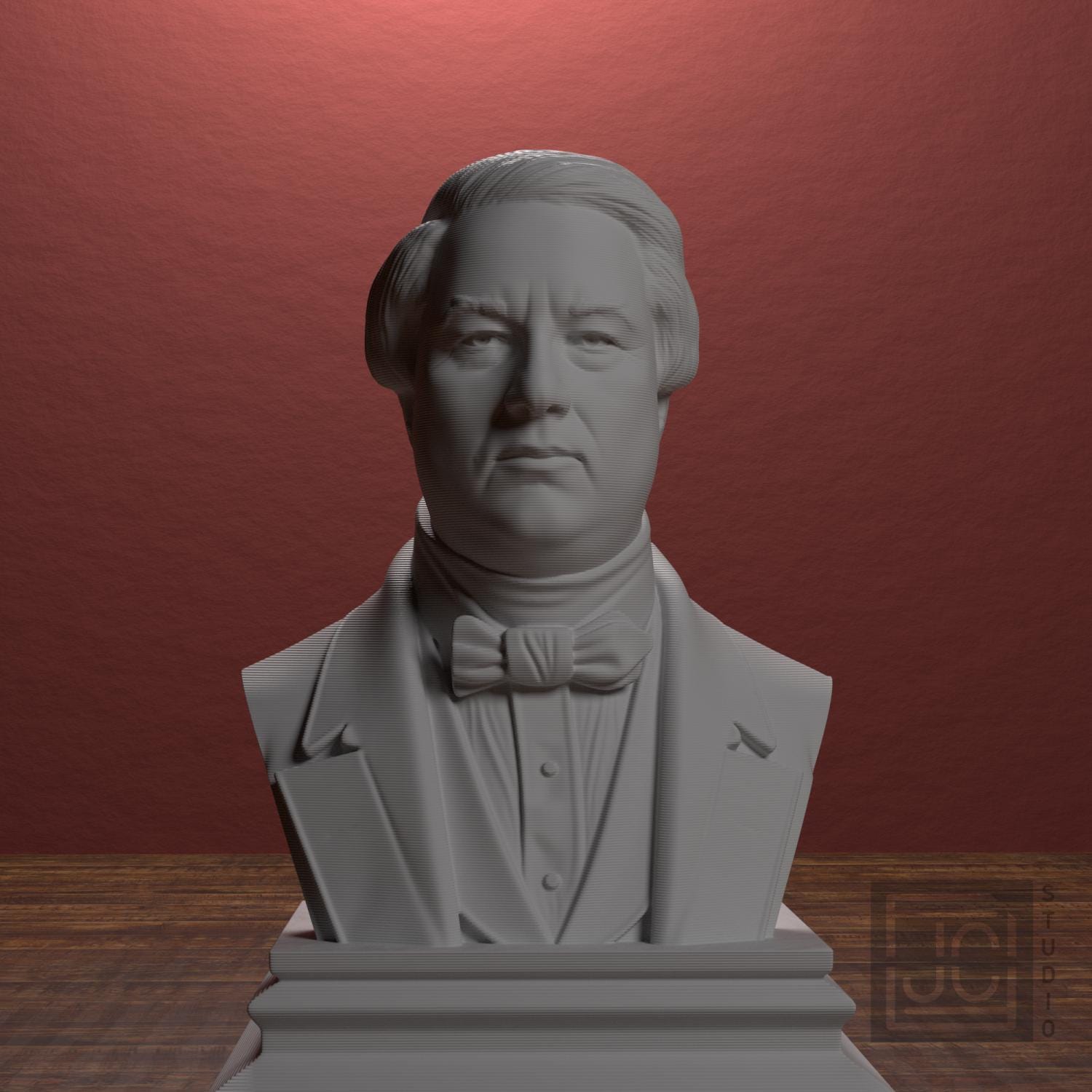 Millard Fillmore 3D Printed Collectible Bust