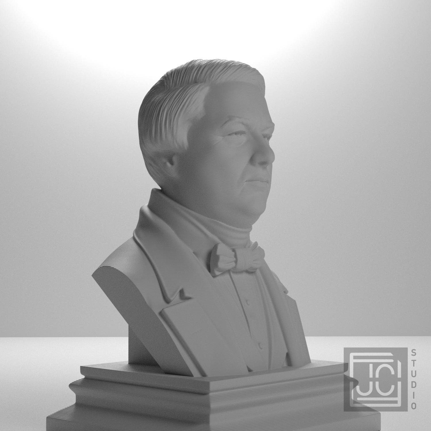 Millard Fillmore 3D Printed Collectible Bust
