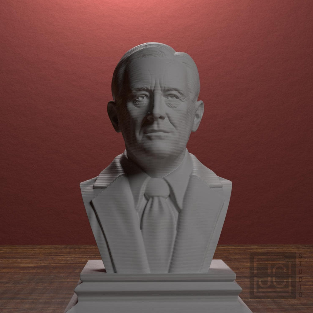 Franklin D. Roosevelt 3D Printed Collectible Bust