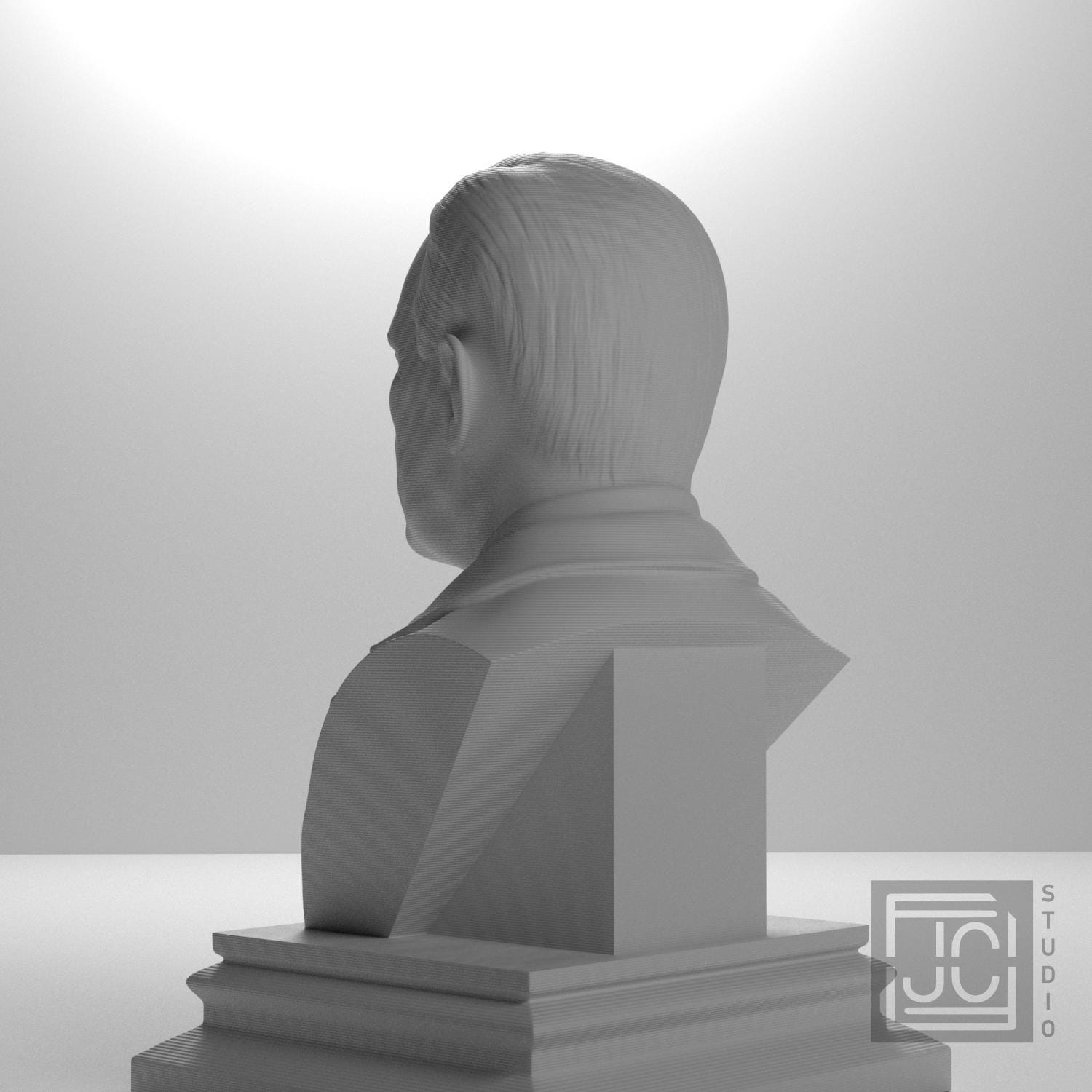 Franklin D. Roosevelt 3D Printed Collectible Bust