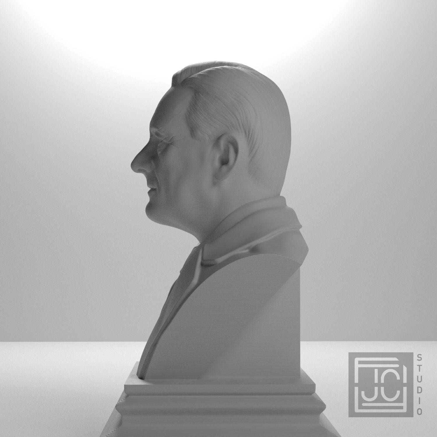 Franklin D. Roosevelt 3D Printed Collectible Bust