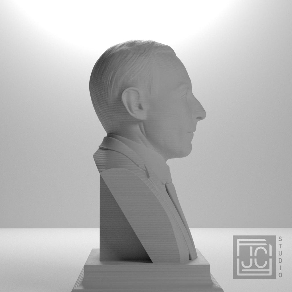 J. Robert Oppenheimer 3D Printed Collectible Bust