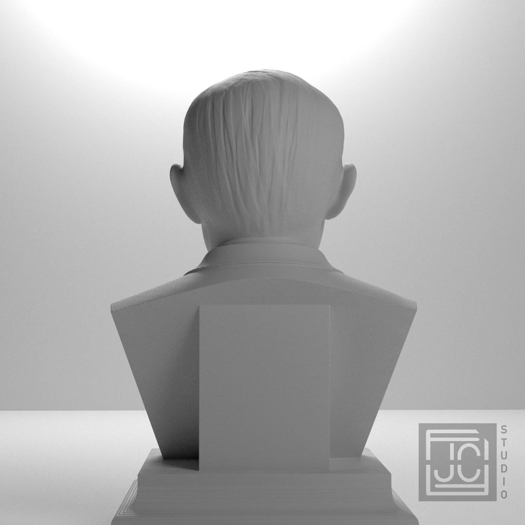 J. Robert Oppenheimer 3D Printed Collectible Bust