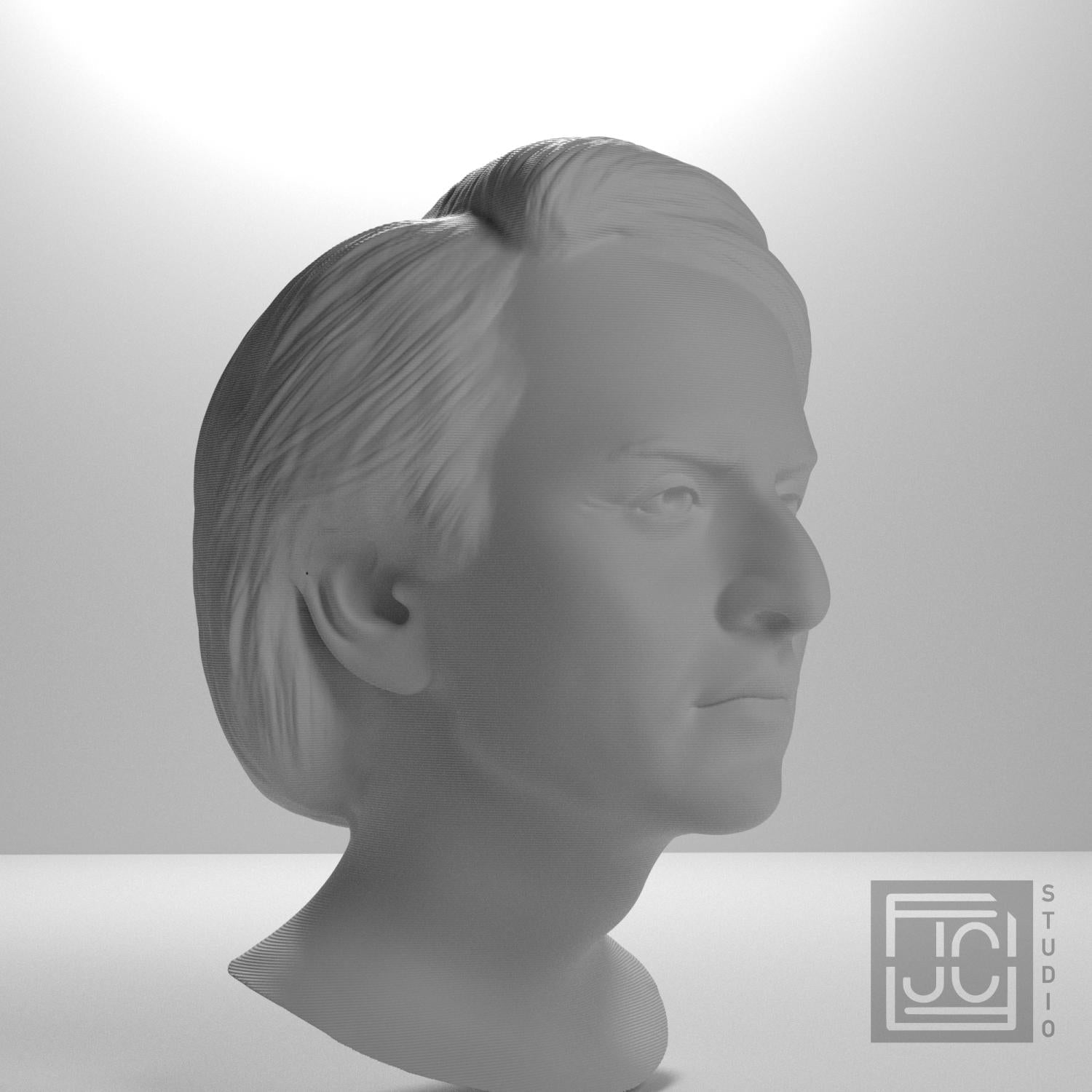Carl Sagan 3D Printed Collectible Bust