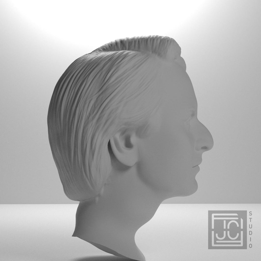 Carl Sagan 3D Printed Collectible Bust