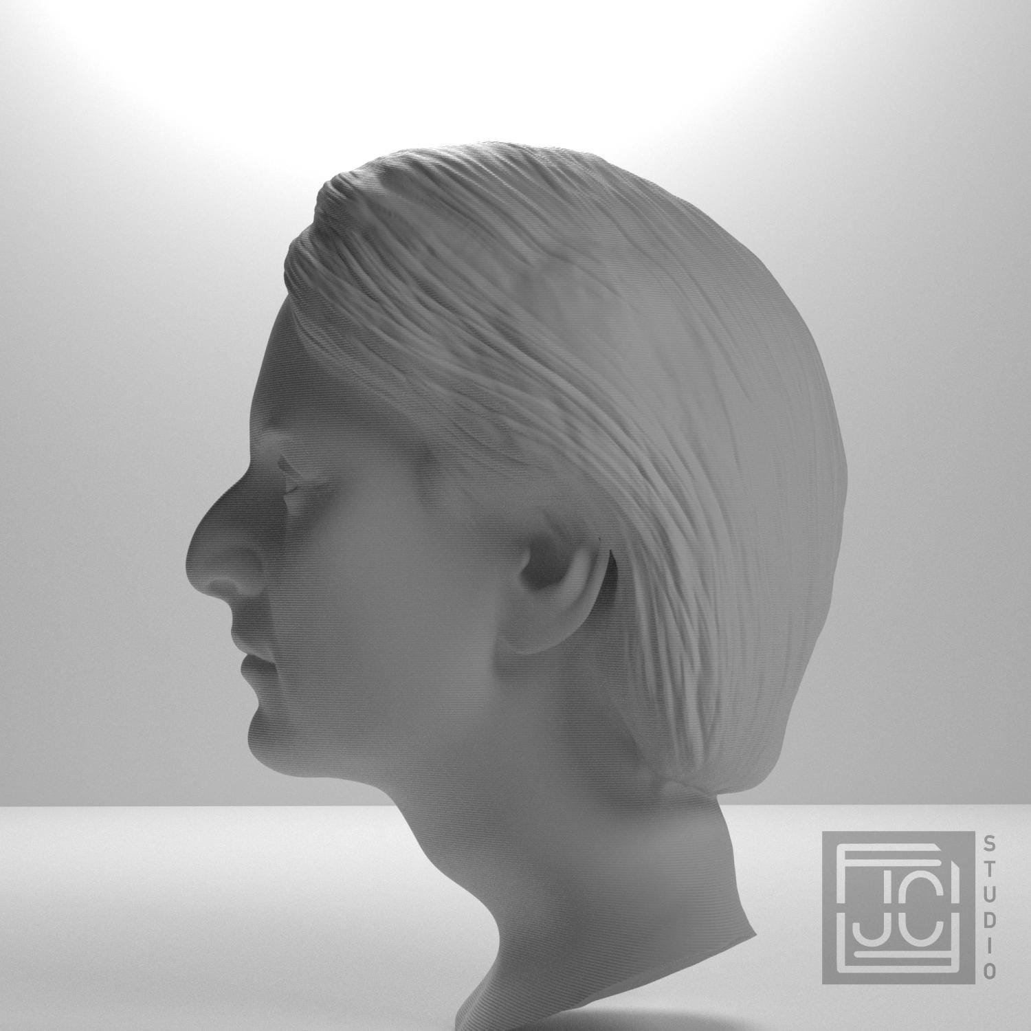 Carl Sagan 3D Printed Collectible Bust