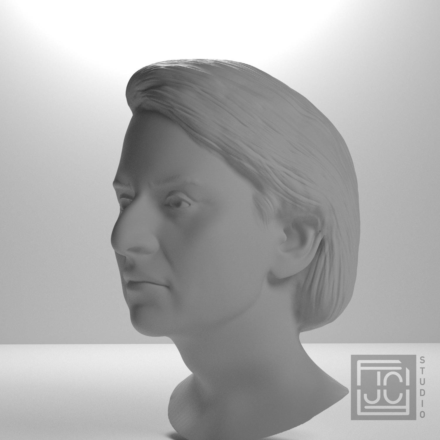 Carl Sagan 3D Printed Collectible Bust