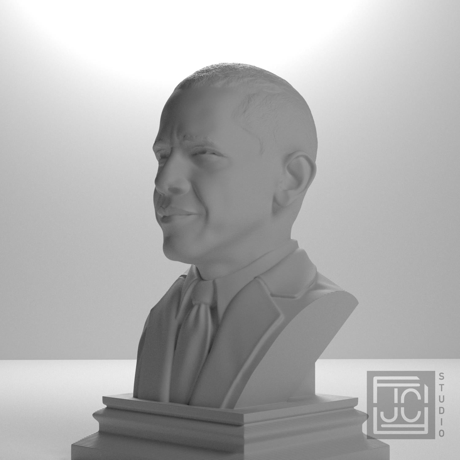 Barack Obama 3D Printed Collectible Bust