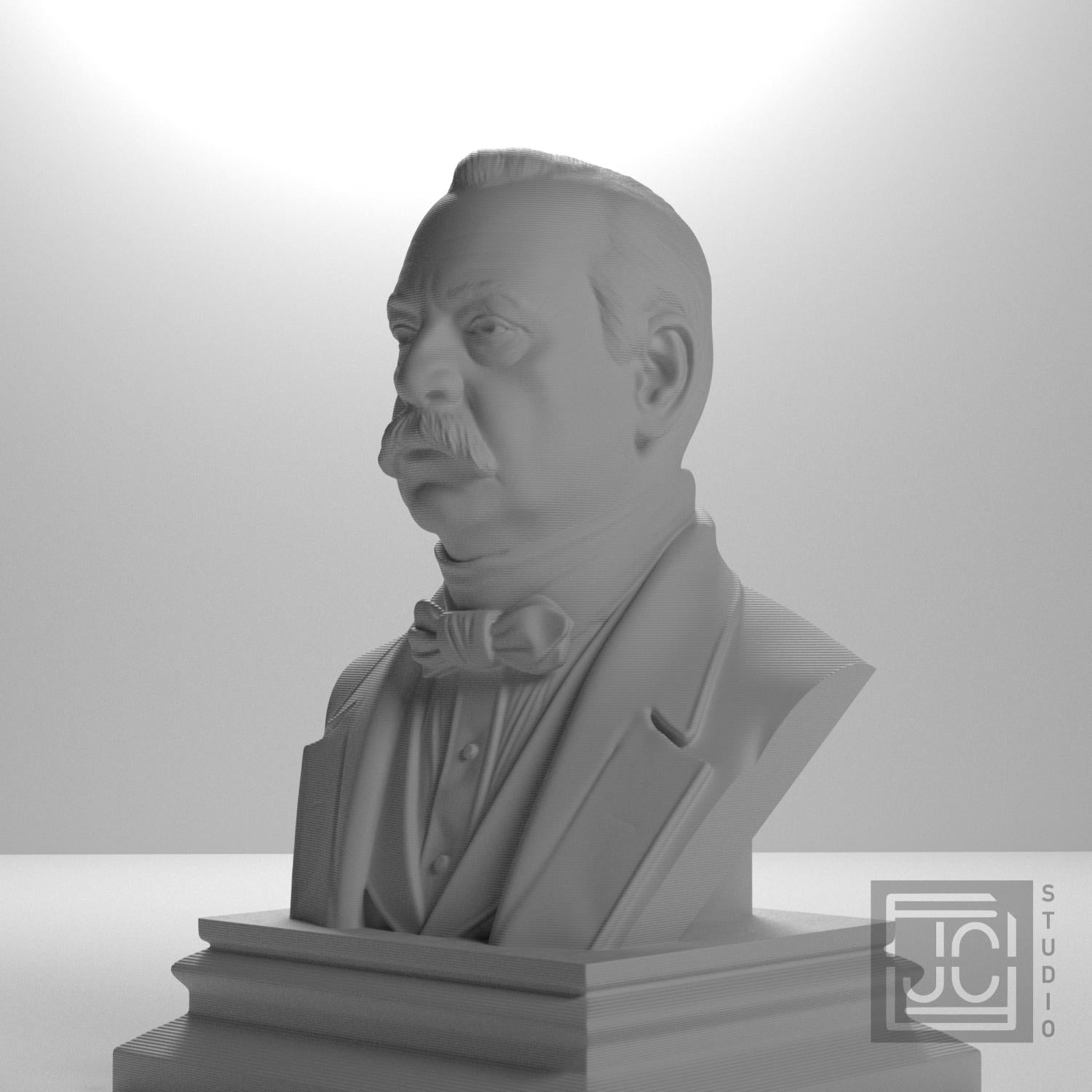 Grover Cleveland 3D Printed Collectible Bust