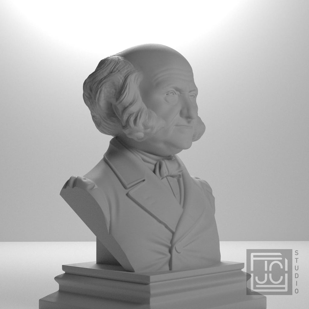 Martin Van Buren 3D Printed Collectible Bust