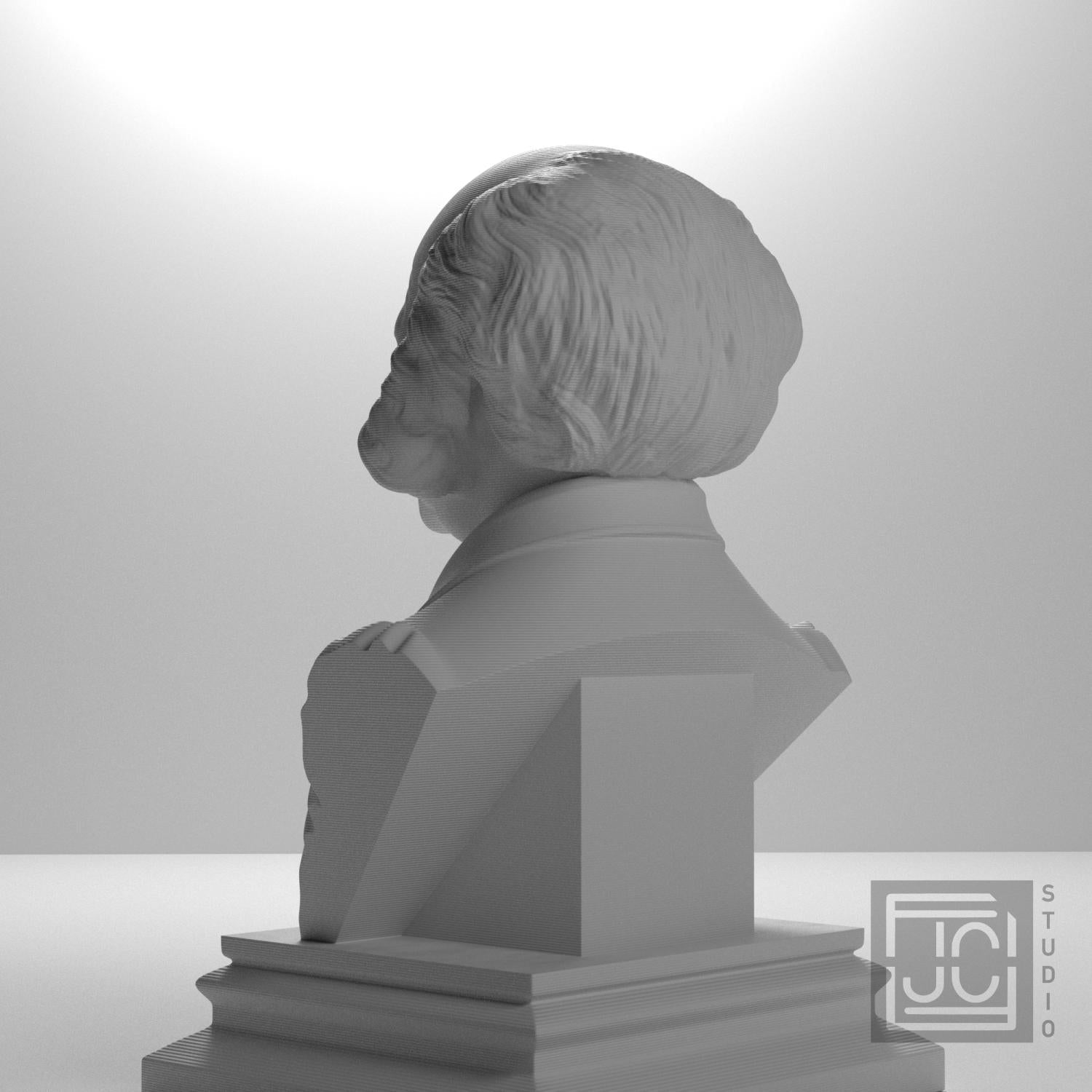 Martin Van Buren 3D Printed Collectible Bust