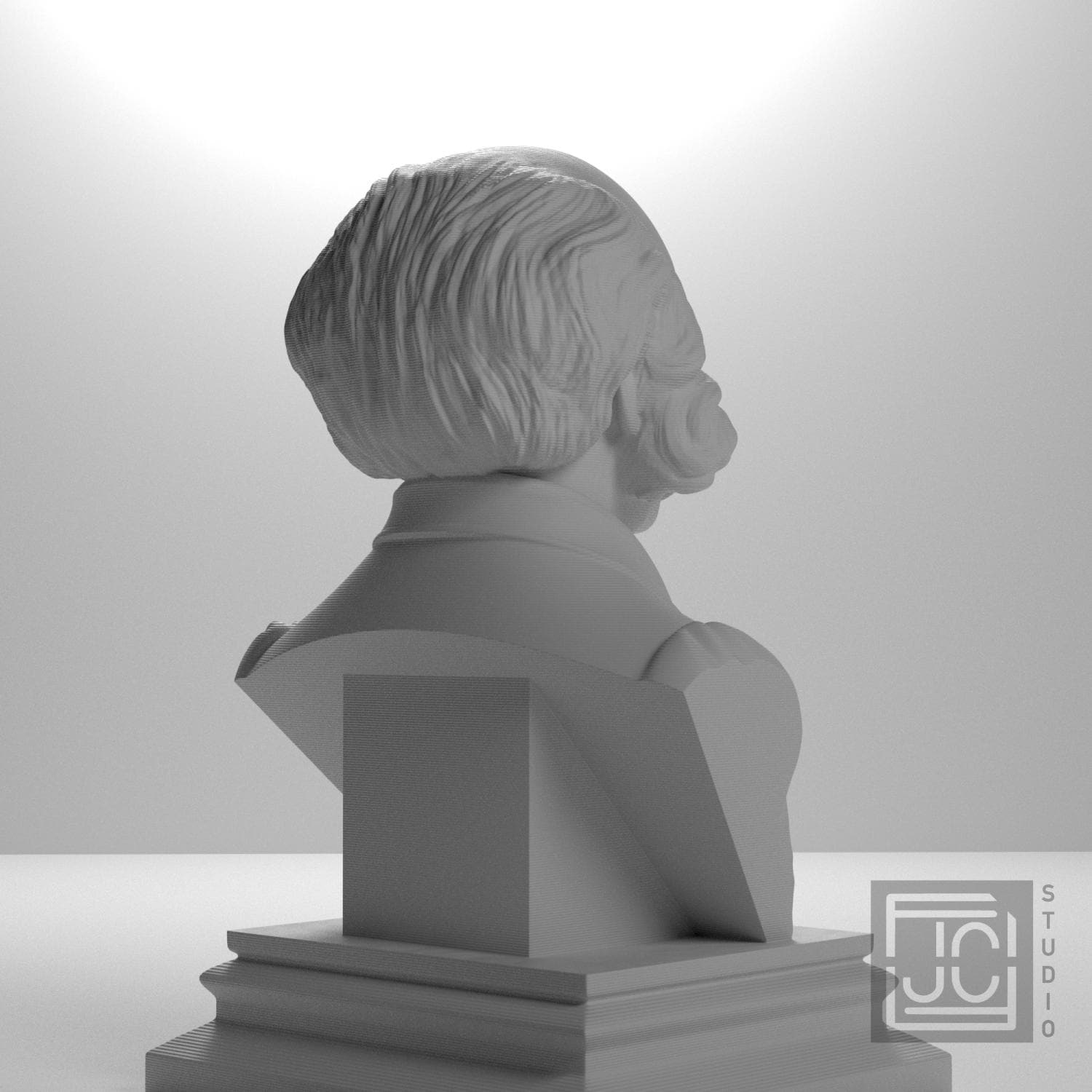 Martin Van Buren 3D Printed Collectible Bust