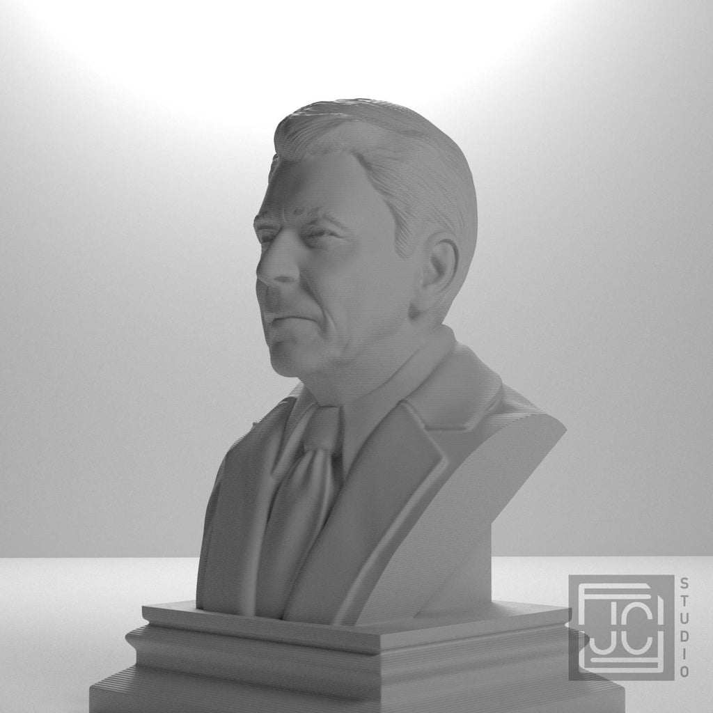 Ronald Reagan 3D Printed Collectible Bust
