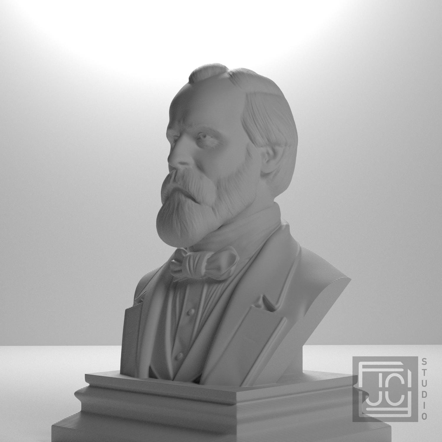 Rutherford B. Hayes 3D Printed Collectible Bust