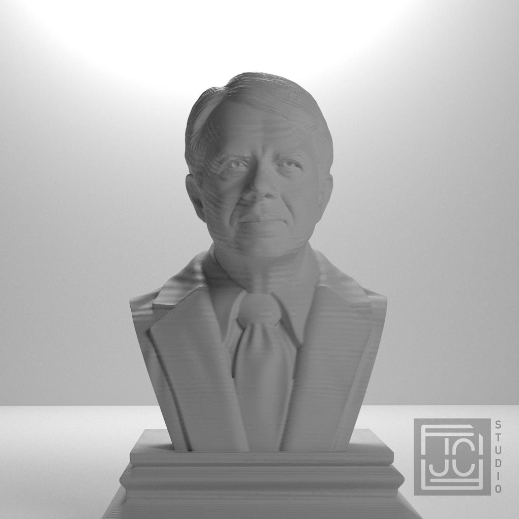 Jimmy Carter 3D Printed Collectible Bust