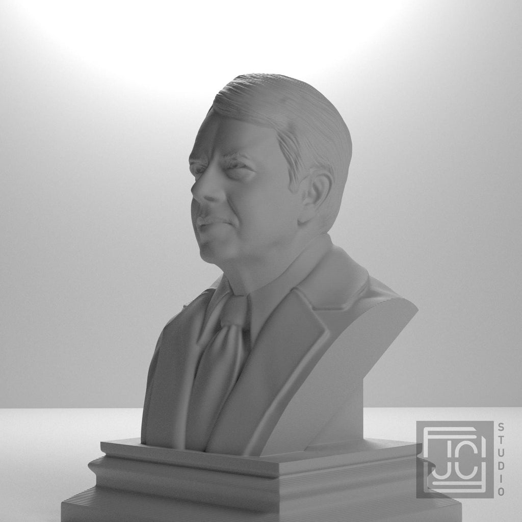 Jimmy Carter 3D Printed Collectible Bust