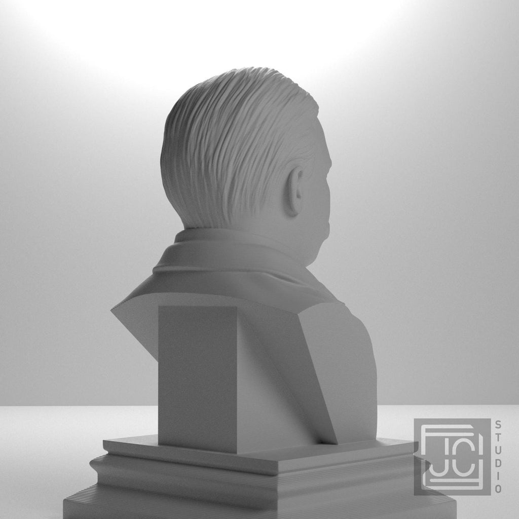 Theodore Roosevelt 3D Printed Collectible Bust