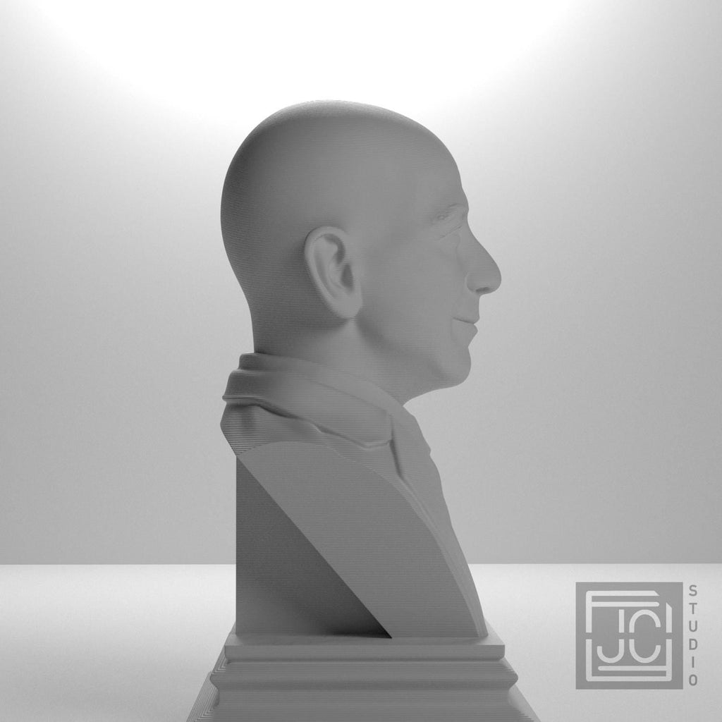 Jeff Bezos 3D Printed Collectible Bust