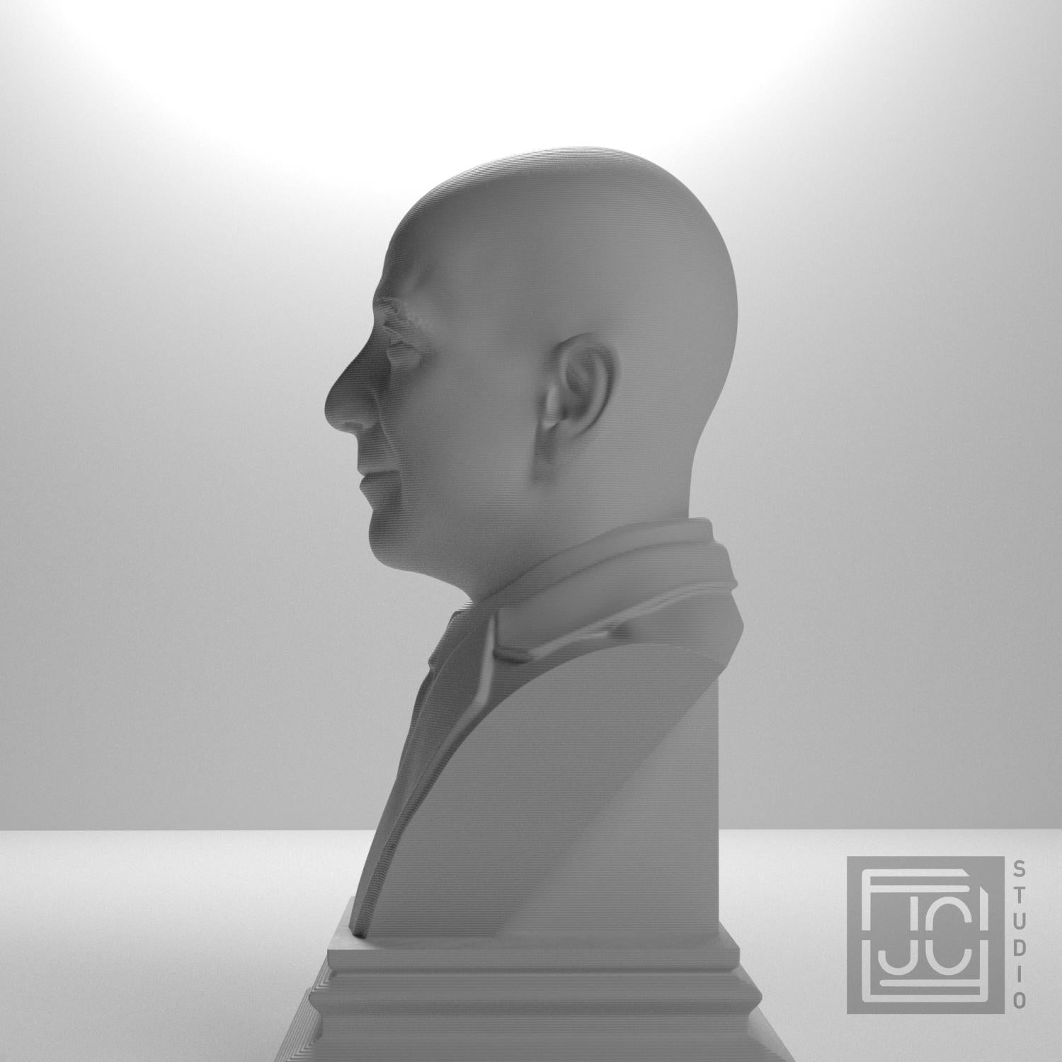 Jeff Bezos 3D Printed Collectible Bust