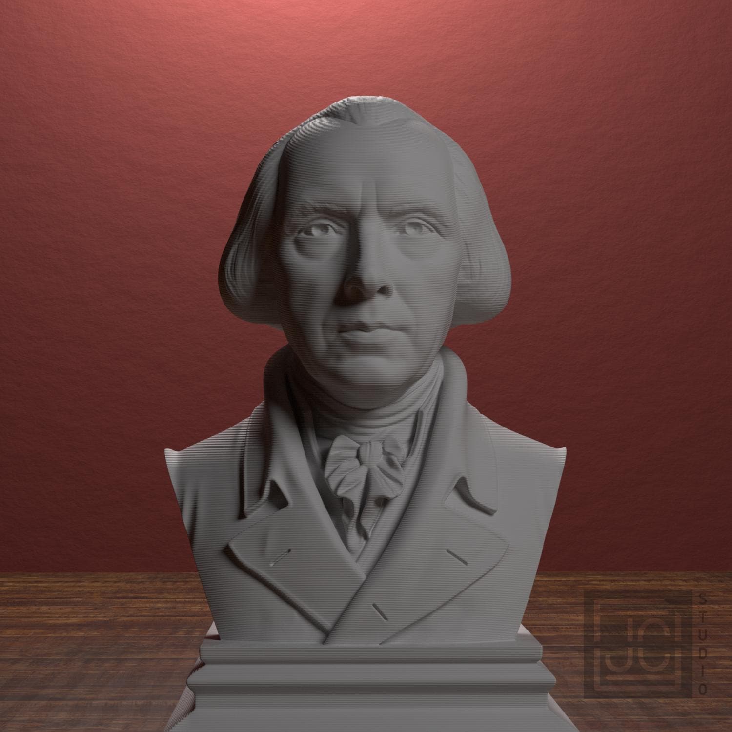 James Madison 3D Printed Collectible Bust