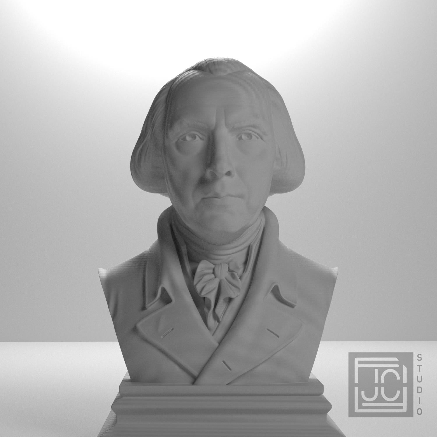 James Madison 3D Printed Collectible Bust