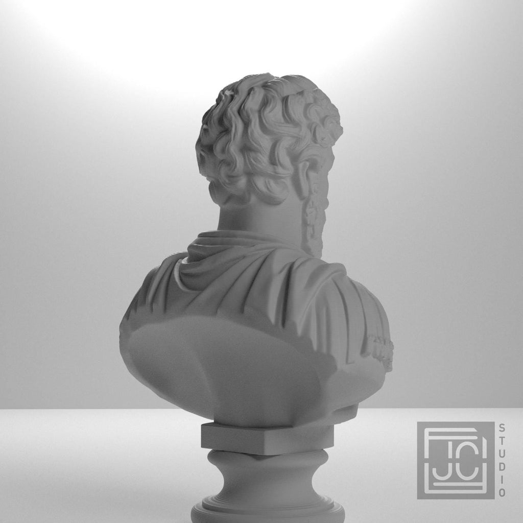 Marcus Aurelius 3D Printed Collectible Bust