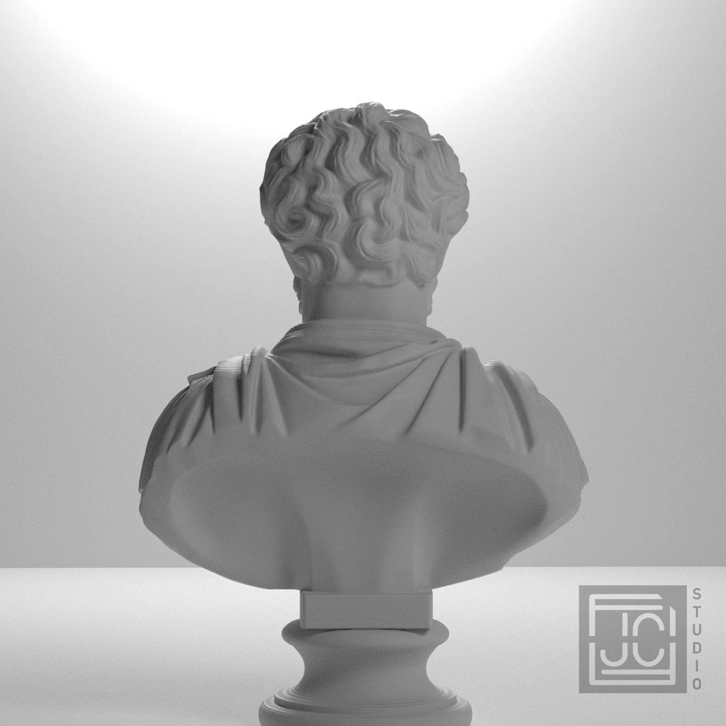 Marcus Aurelius 3D Printed Collectible Bust