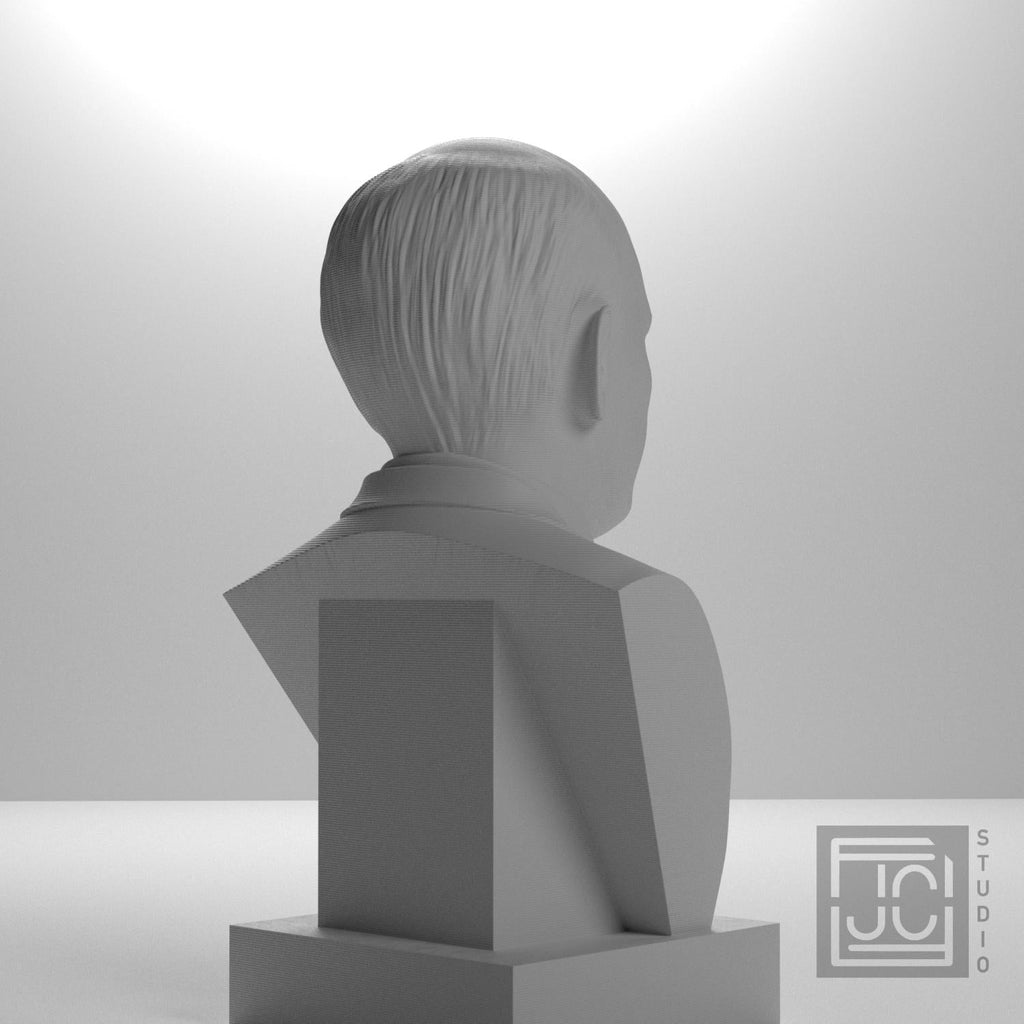 Enrico Fermi 3D Printed Collectible Bust