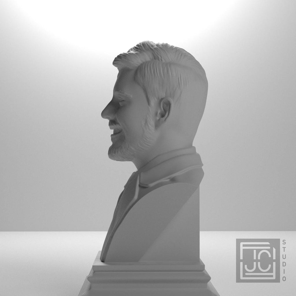 MrBeast 3D Printed Collectible Bust