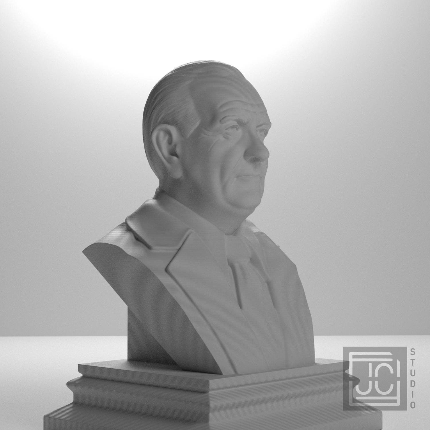 Lyndon B. Johnson 3D Printed Collectible Bust