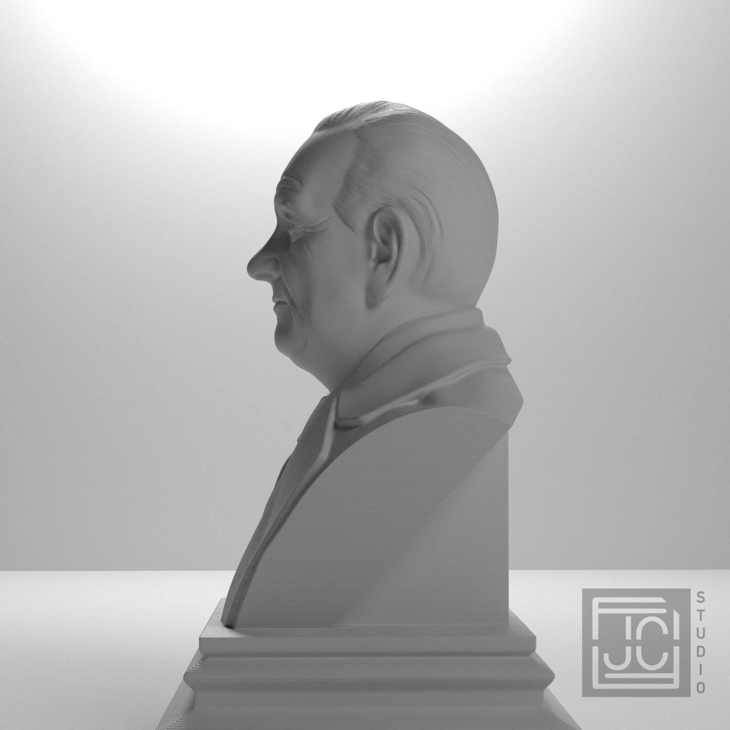 Lyndon B. Johnson 3D Printed Collectible Bust