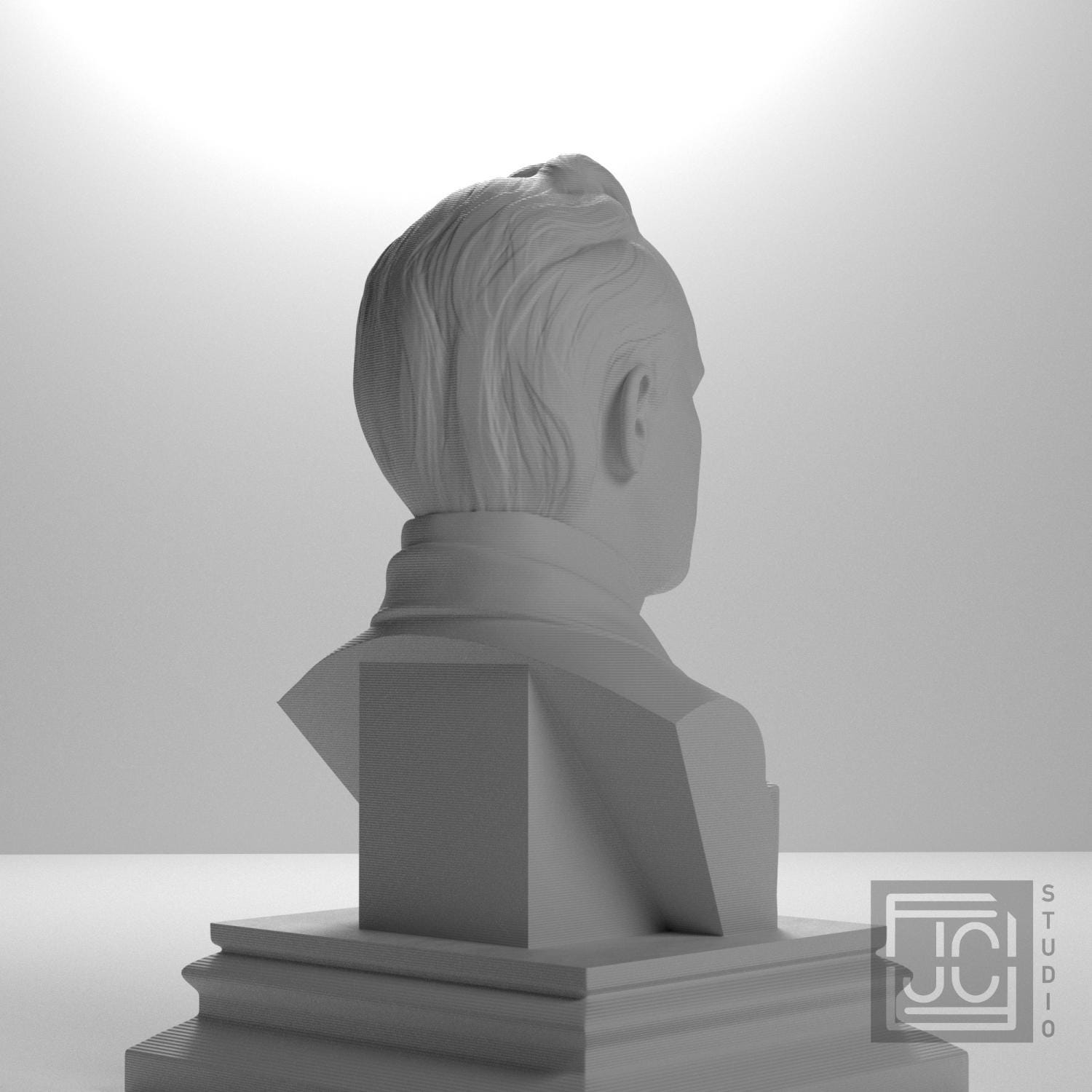 James Buchanan 3D Printed Collectible Bust