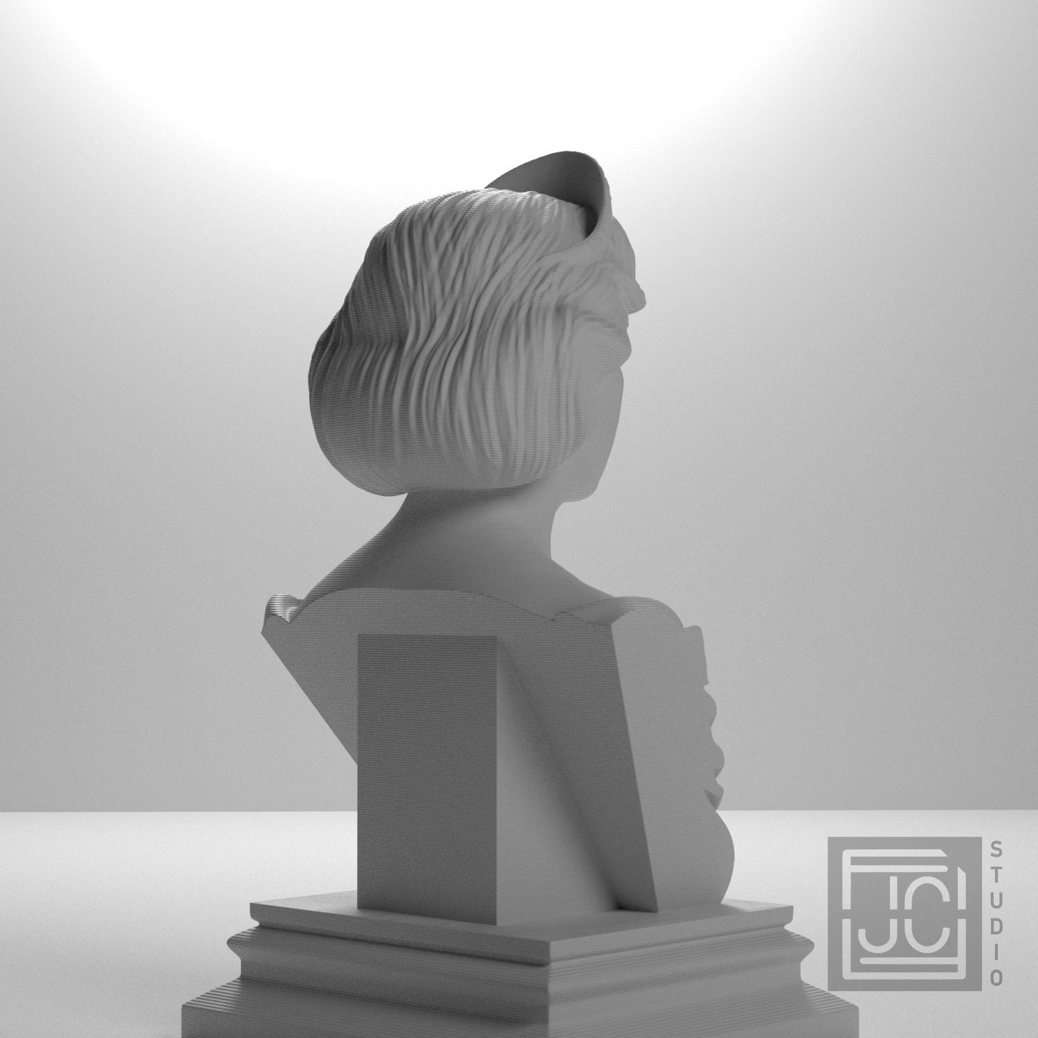 Queen Elizabeth II 3D Printed Collectible Bust