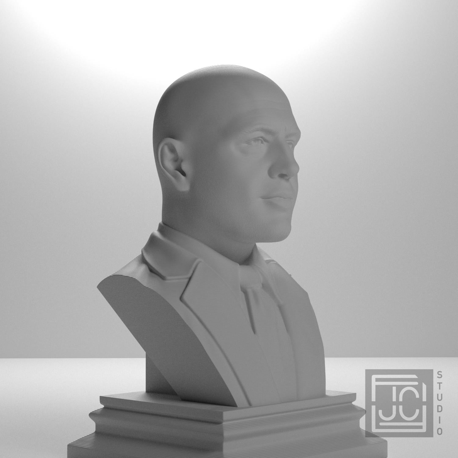 Joe Rogan 3D Printed Collectible Bust