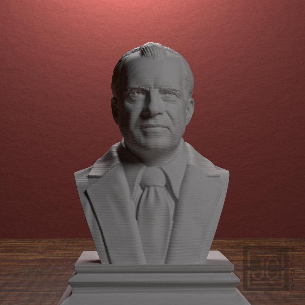 Richard Nixon 3D Printed Collectible Bust