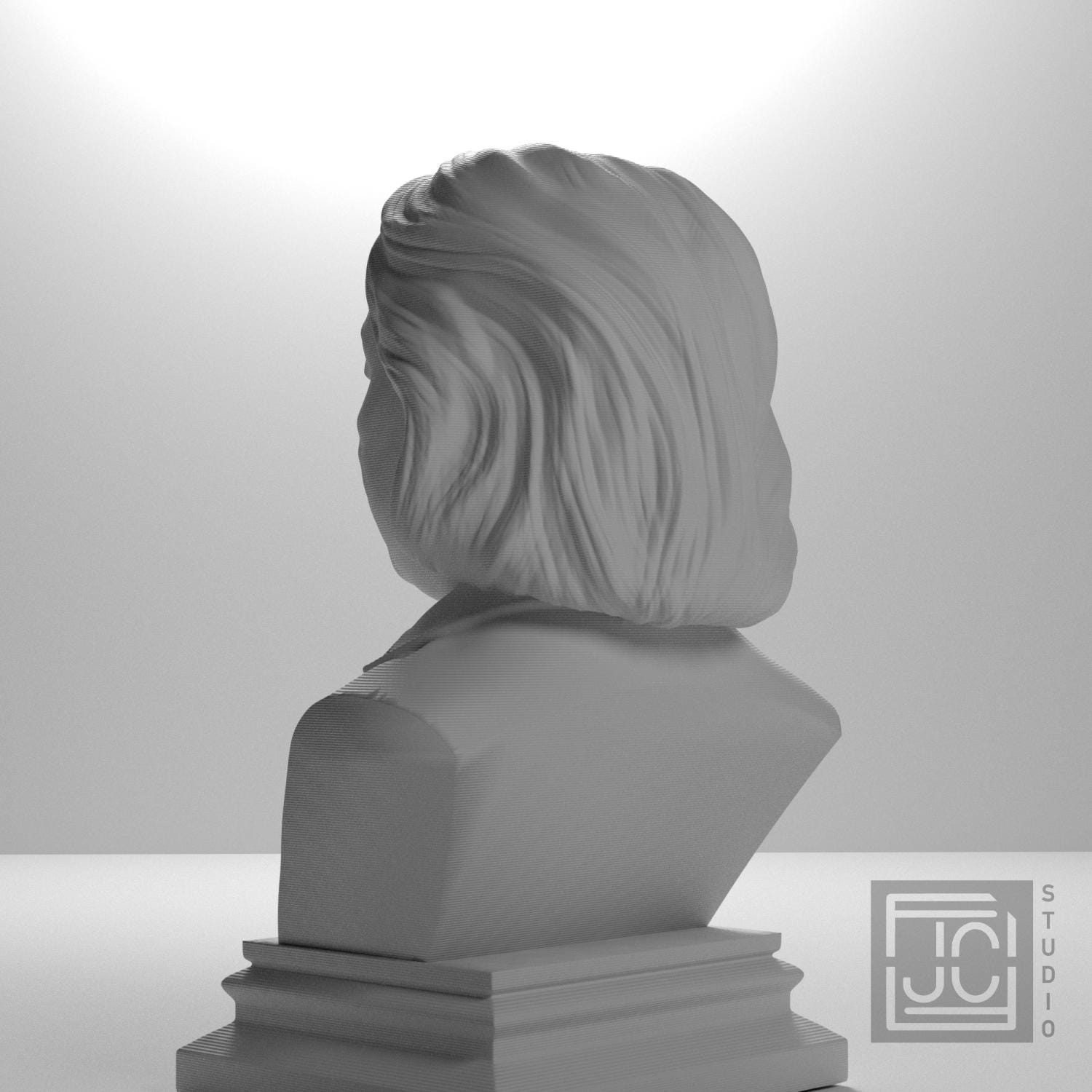Michio Kaku 3D Printed Collectible Bust