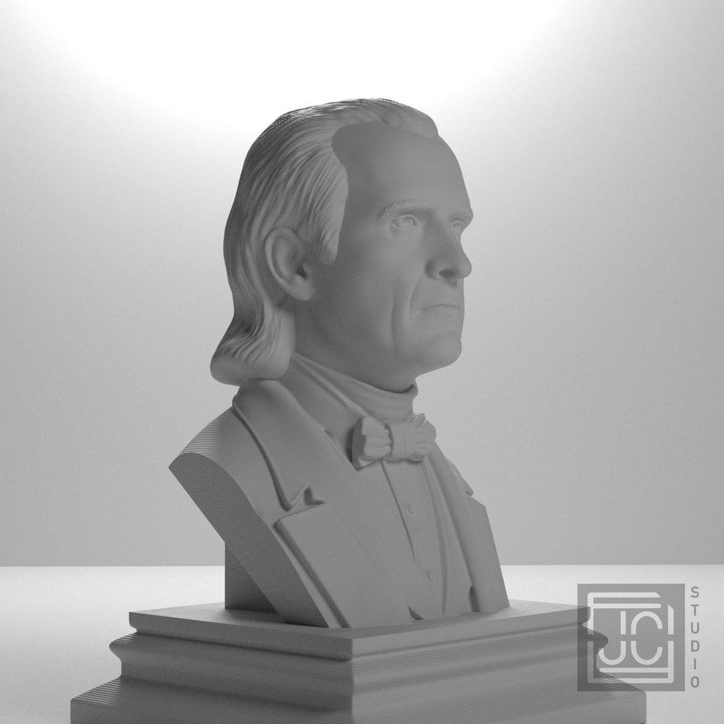 James K. Polk 3D Printed Collectible Bust
