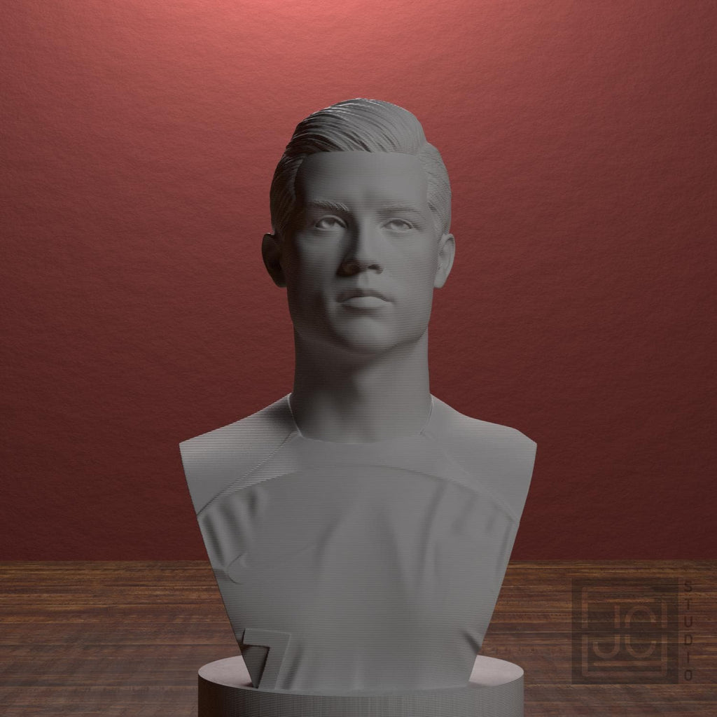Cristiano Ronaldo 3D Printed Collectible Bust