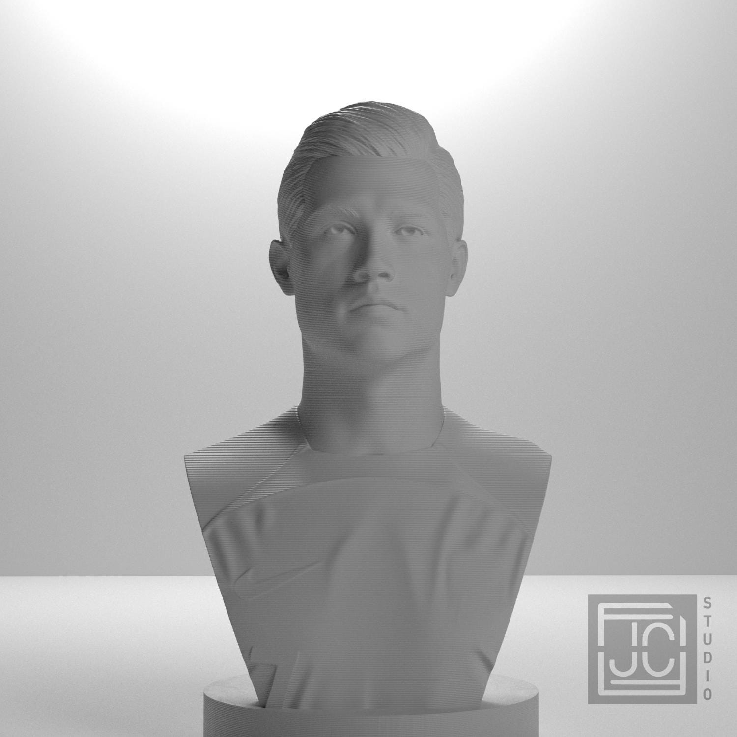 Cristiano Ronaldo 3D Printed Collectible Bust