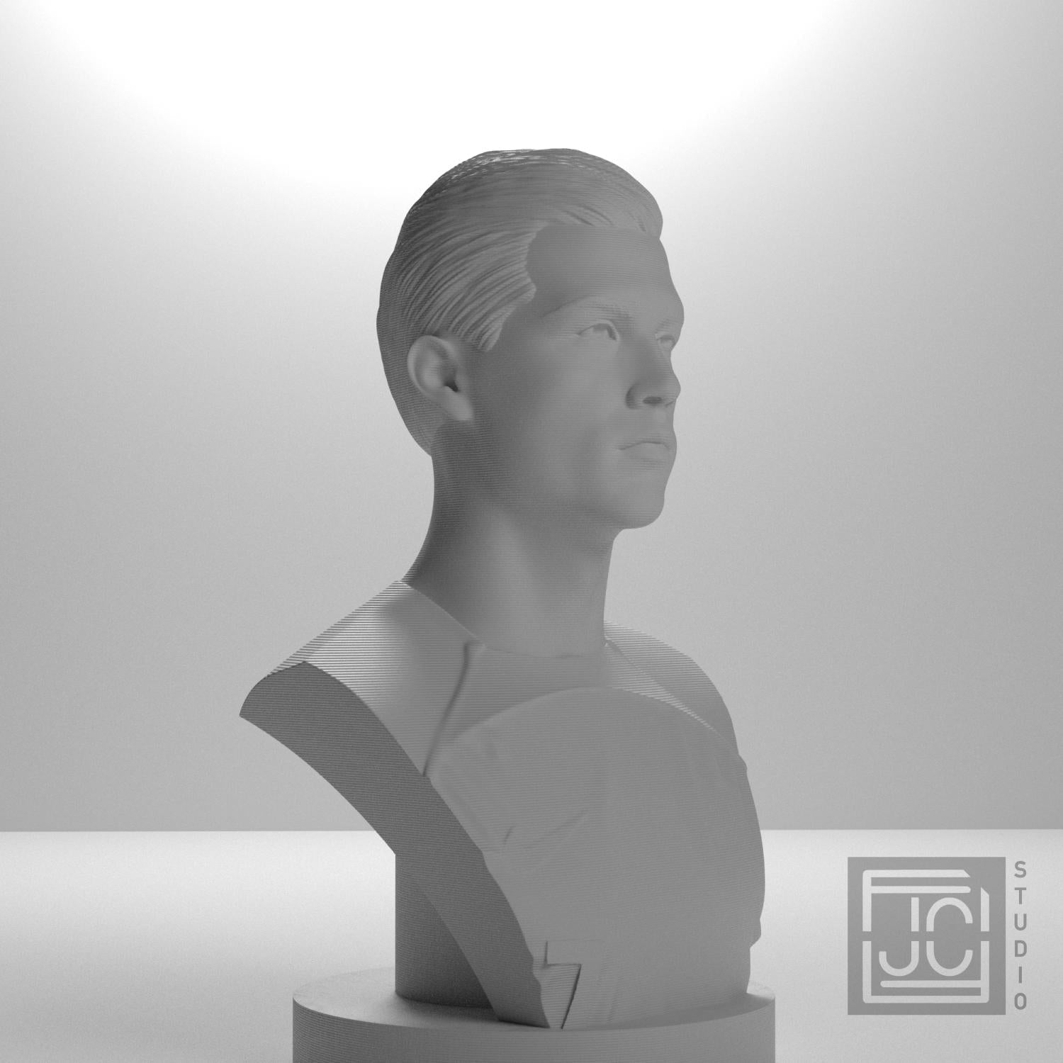 Cristiano Ronaldo 3D Printed Collectible Bust