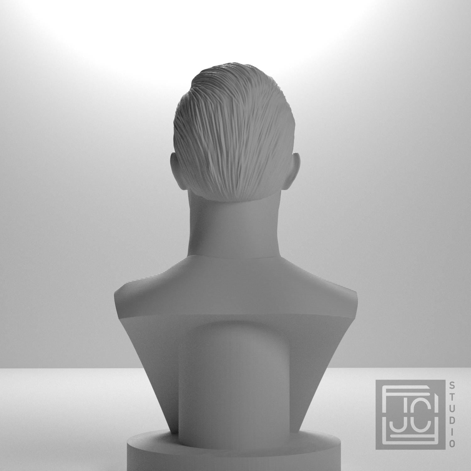 Cristiano Ronaldo 3D Printed Collectible Bust