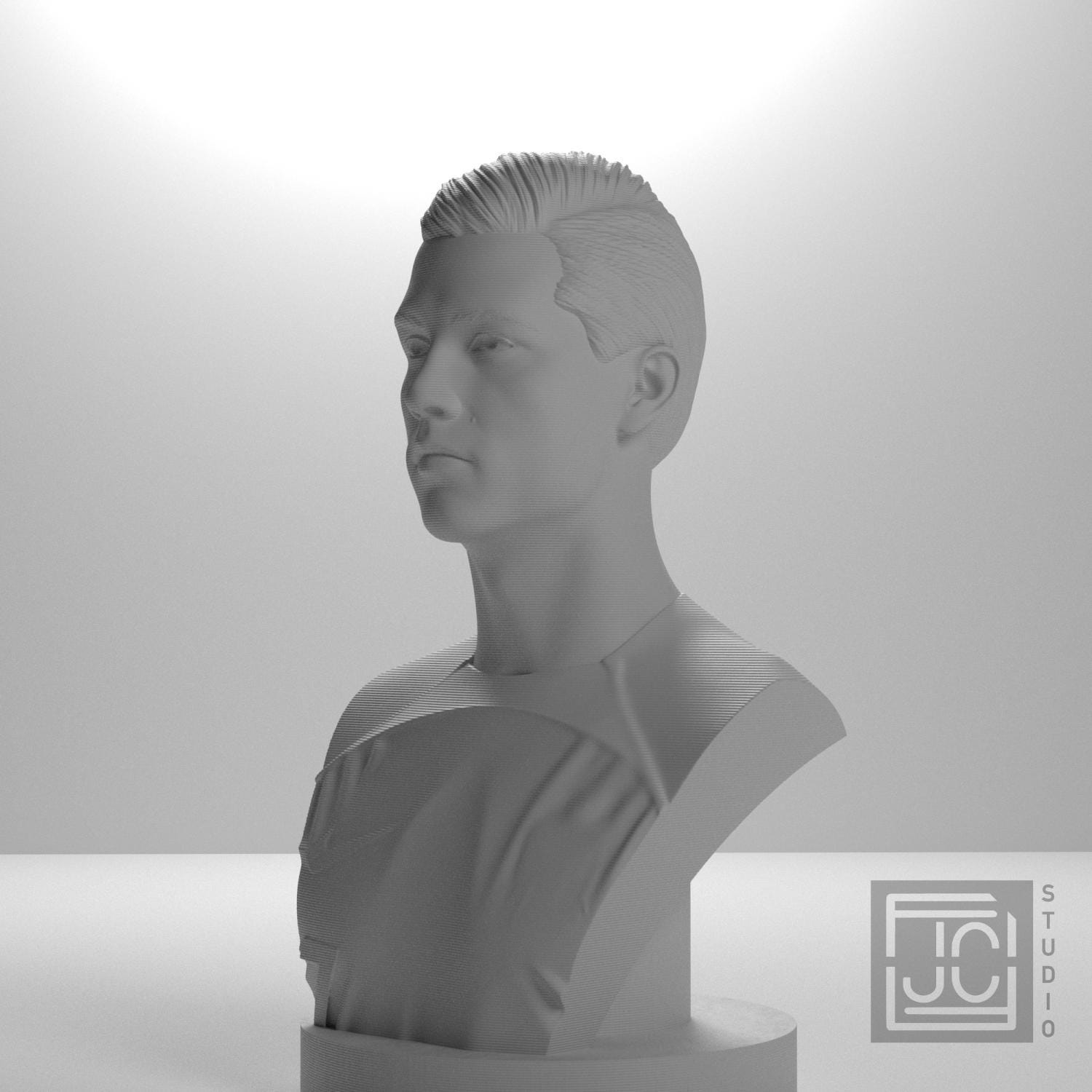 Cristiano Ronaldo 3D Printed Collectible Bust