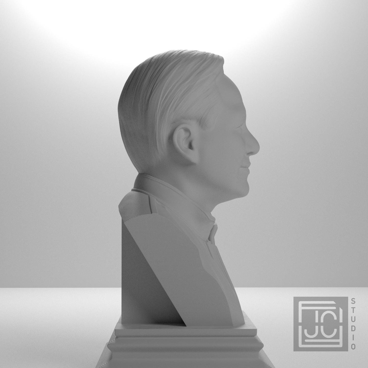 Jensen Huang 3D Printed Collectible Bust