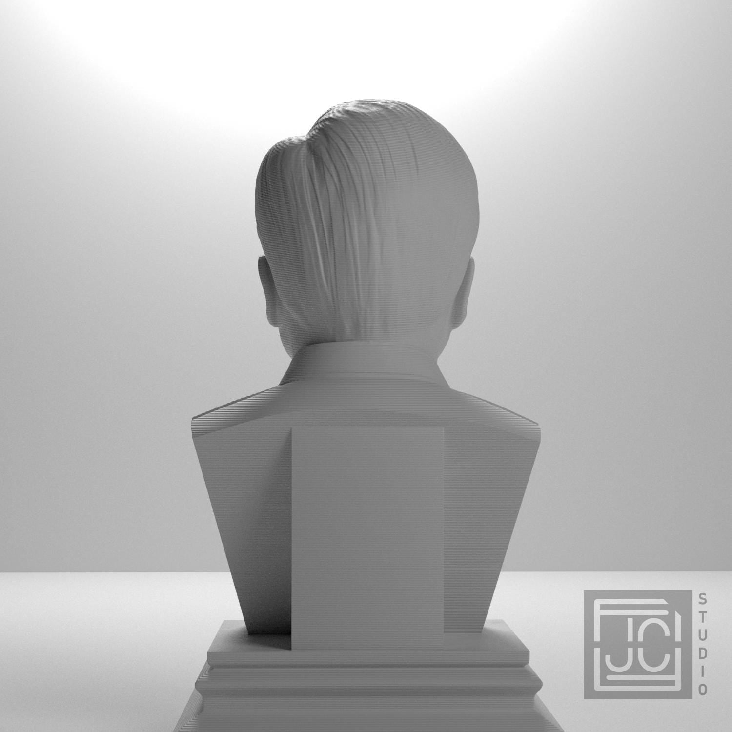 Jensen Huang 3D Printed Collectible Bust