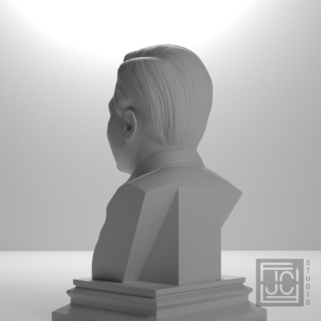 Jensen Huang 3D Printed Collectible Bust