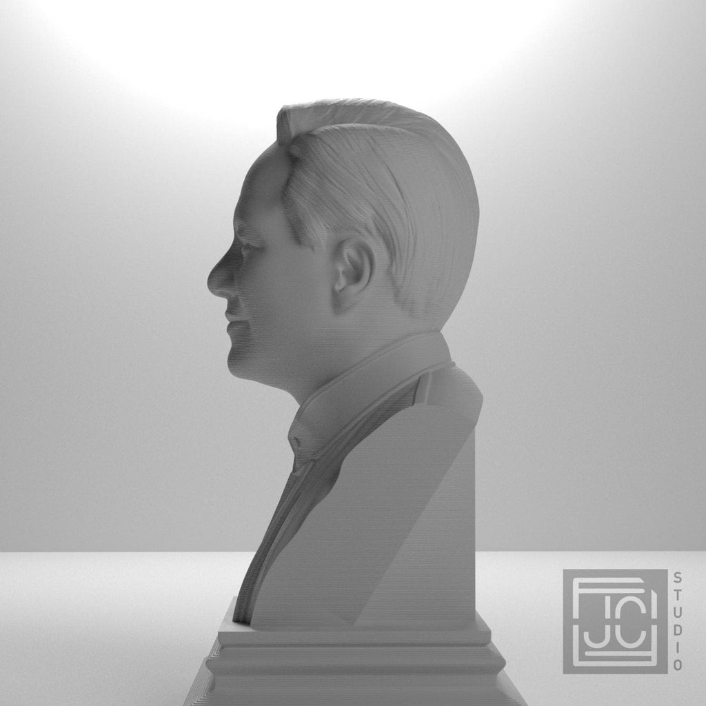 Jensen Huang 3D Printed Collectible Bust