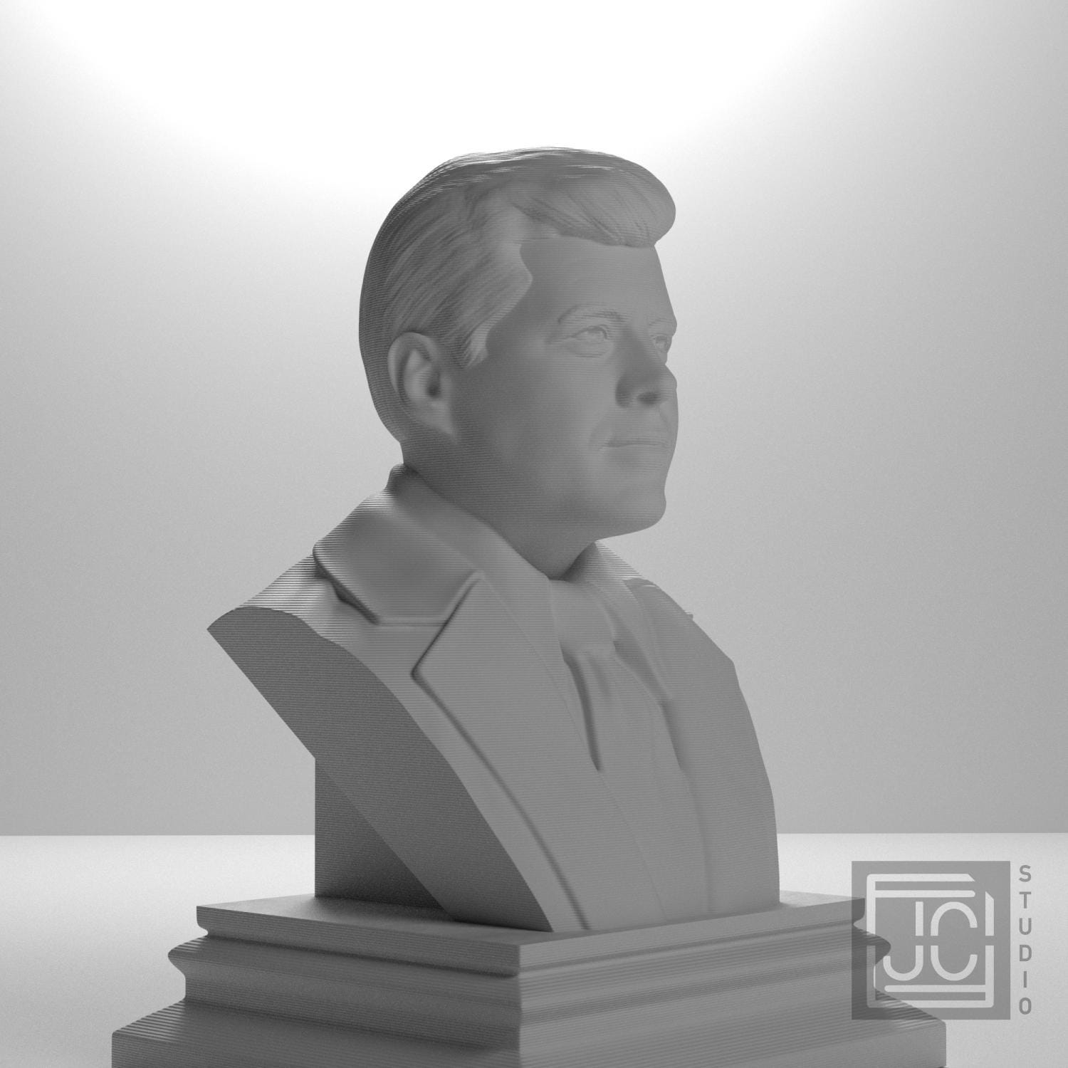 John F. Kennedy 3D Printed Collectible Bust