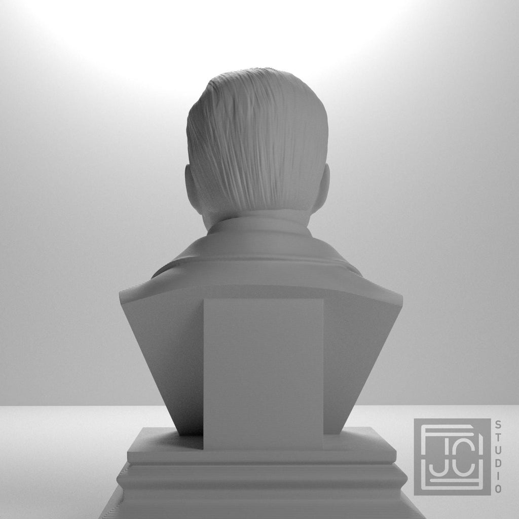 John F. Kennedy 3D Printed Collectible Bust