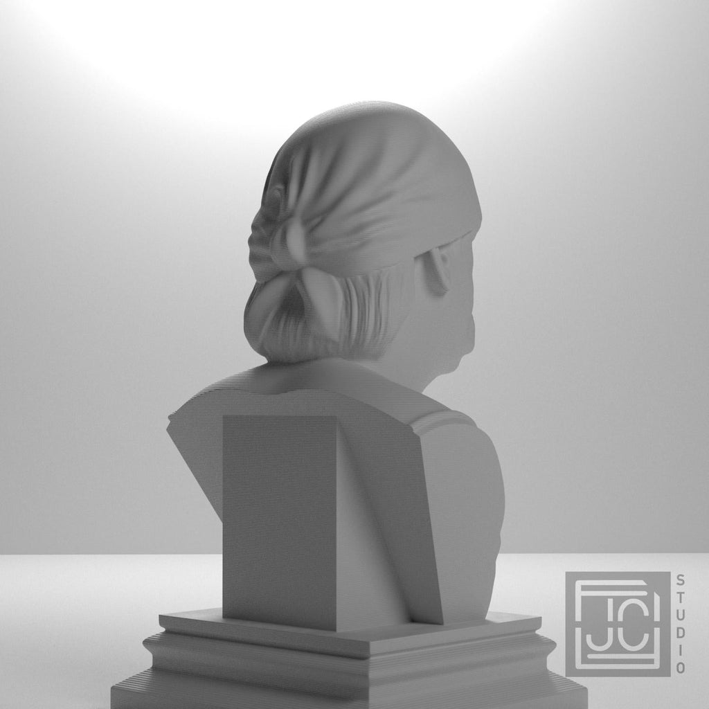 Hulk Hogan 3D Printed Collectible Bust